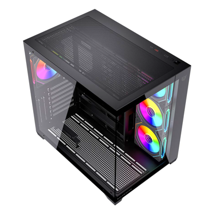 Gabinete Gamer Balam Rush Media Torre Tank Core Ultra GM925 Balam Rush Negro