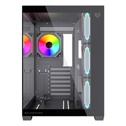 Gabinete Gamer Balam Rush Media Torre Tank Core Ultra GM925 Balam Rush Negro