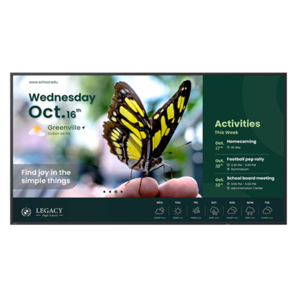 BenQ ST5504 55" 4K UHD 3840x2160 ADS Panel 60 Hz 99% sRGB Display