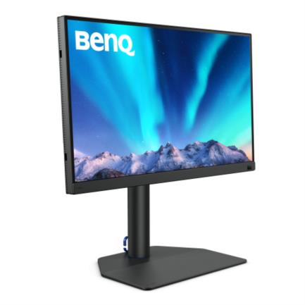 BenQ 27" 2K UHD Monitor for Photography Swivels 90° IPS Panel DP/HDMI/USB 3.1/USB-B/USB-C/Card Slot