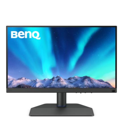 BenQ 27" 2K UHD Monitor for Photography Swivels 90° IPS Panel DP/HDMI/USB 3.1/USB-B/USB-C/Card Slot