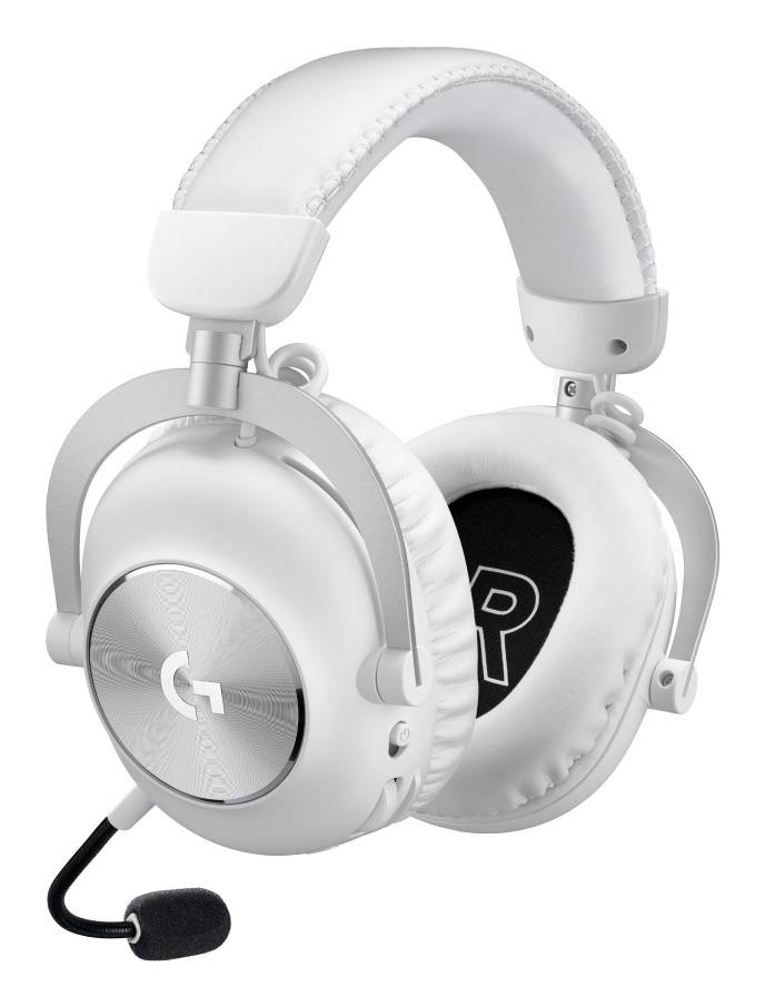 Audifonos Diadema Inalámbricos Logitech Pro X 2 Lightspeed Micrófono Desmontable Blanco