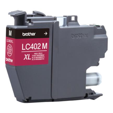 Brother LC402XL Super High Yield Ink Up to 1500 Pages Magenta Color