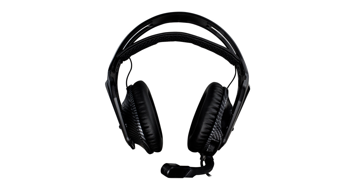 Diadema Game Factor HSG500 Micrófono Removible 3.5mm Ultraligera Color Negro
