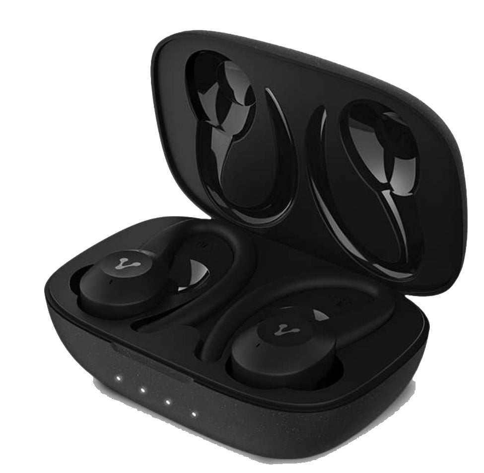 Vorago ESB-500-PLUS Bluetooth 5.0 TWS Hands-Free Earbuds Charging Case Black