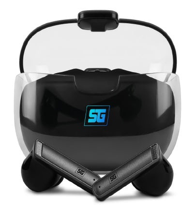 Audífonos Vorago Start The Game ESB-301-PRO Bluetooth TWS Touch Estuche de Carga LED Color Negro
