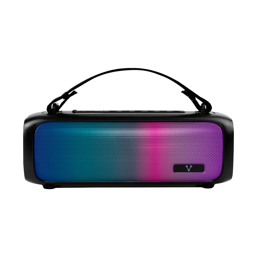 Vorago BSP-260 Bluetooth USB 3.5mm RGB Light TWS Speaker 16W RMS with up to 7 Hours Battery Life