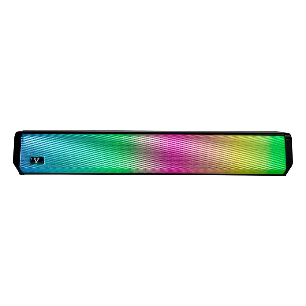VORAGO BSP-320 BLUETOOTH SPEAKER / 5Wx2 / 3.5MM / USB / RGB LIGHTING / BLACK