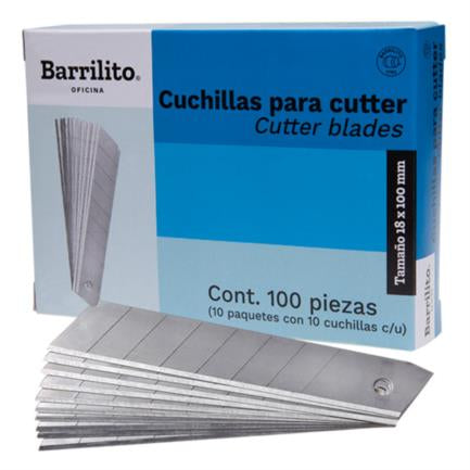Barrilito Blades Large Refill Box with 10 Tubes
