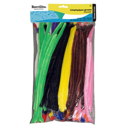 Pipe Cleaners Barrilito Thick Standard Colors Bag W/30 Pcs