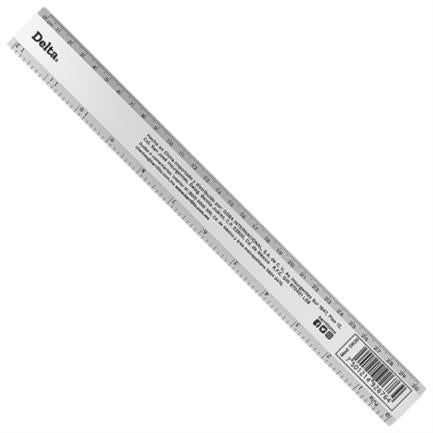 Barrilito Delta Metal Ruler 30cm