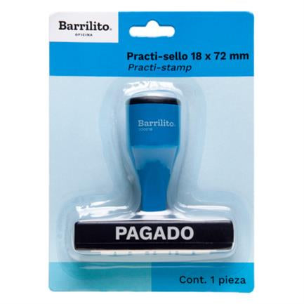 Barrilito Practi Paid Stamp Blister