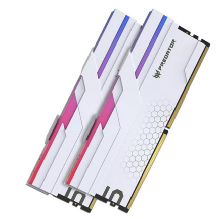Biwin Predator Hermes RGB DDR5 6000MHz 32GB (2x16GB) White RAM Memory