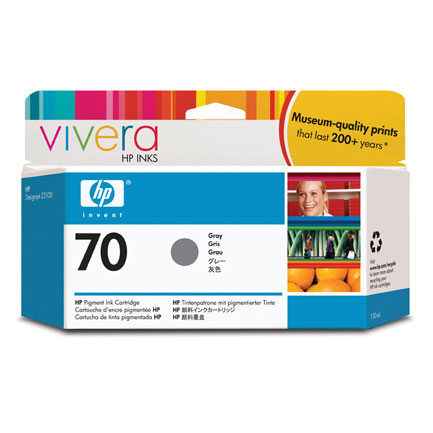 Tinta HP LF 70 Gris DesignJet Z3100 130ML