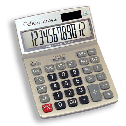 CELICA CA-2635 DESKTOP CALCULATOR 12 DIGIT DUAL