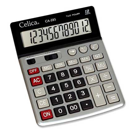 CELICA DESKTOP CALCULATOR 12 DIGIT