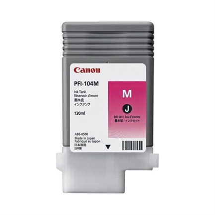 CANON MAGENTA INK PFI-104 M 130ML (IPF-650/655/750)