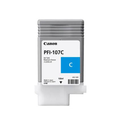 Canon PFI-107C Ink 130ml Cyan Color