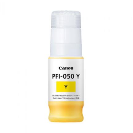 Canon PFI-050 Y Pigment-Based Ink 70ml for imagePROGRAF TC-20 Yellow