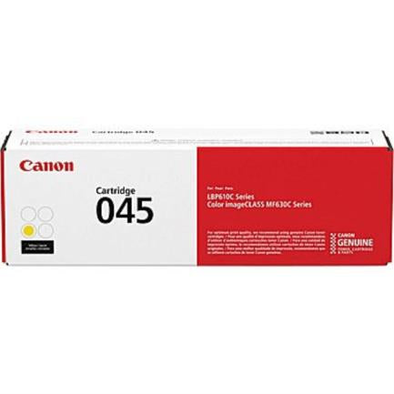 Canon 045 Yellow Toner for ImageClass Series MF630C/LBP610C (1300 Pages)