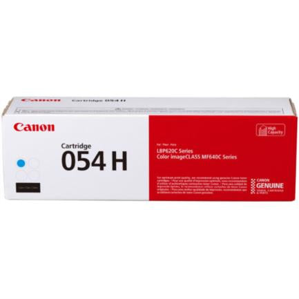 Canon 054H Toner 2300 Pages Cyan Color