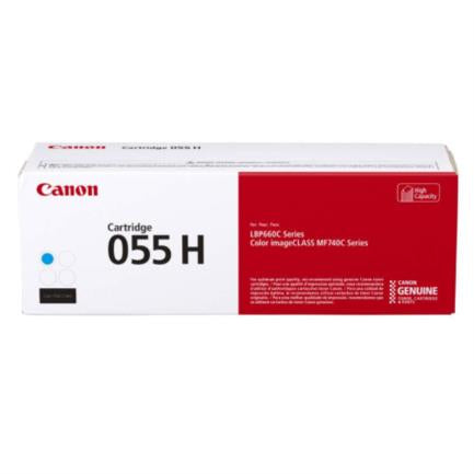 Canon 055H Toner 2300 Pages Cyan Color
