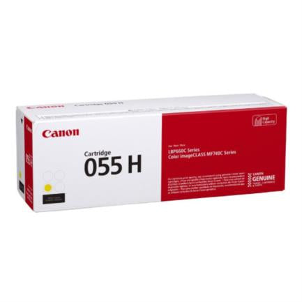 Canon 055H Toner 2300 Pages Yellow