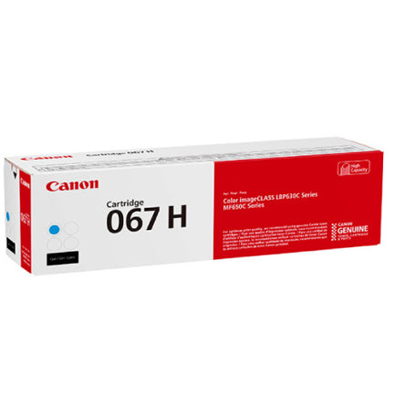 Canon 067 H Toner Yield 2350 Pages Cyan