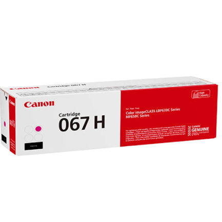 Canon 067 H Toner Yield 2350 Pages Magenta