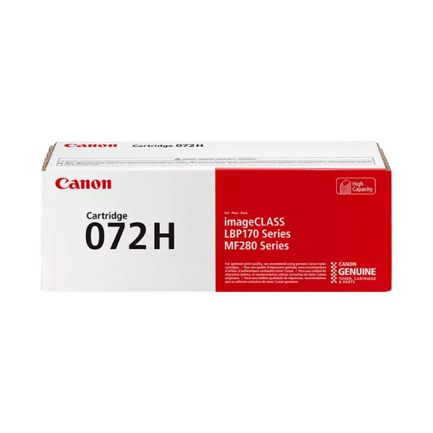 Canon 072H Black Toner Cartridge 4100 Pages for LBP172 / MF289 / MF284
