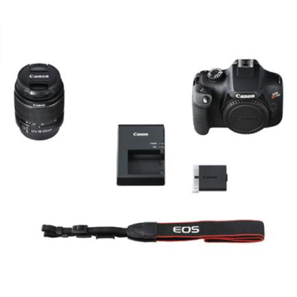 Canon EOS T100 Camera with EF-S 18-55mm f/3.5-5.6 lens