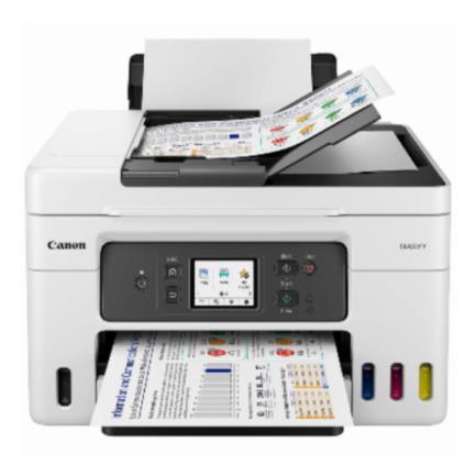 Canon Maxify GX4010 4-in-1 Color Continuous Ink Multifunction Printer with 30ppm WIFI/USB/MacOS/Windows