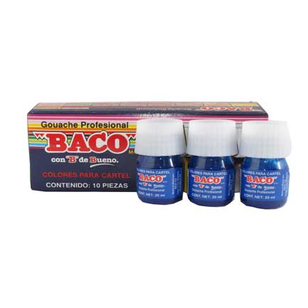 PAINT BACCO FOR POSTER 20ML ULTRAMARINE BLUE PK/10