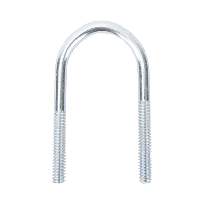 Abrazadera tipo U de 3/4", con acabado Electro Zinc, no incluye tuercas y arandelas