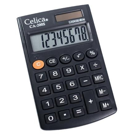 CELICA POCKET CALCULATOR 8 DIGITS W/CASE
