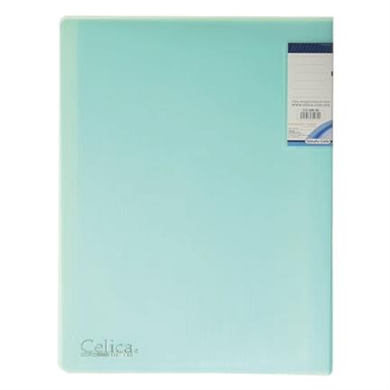 Multisheet Pocket Folder Celica with 20 Semi-Translucent Letter Size Blue Sheets