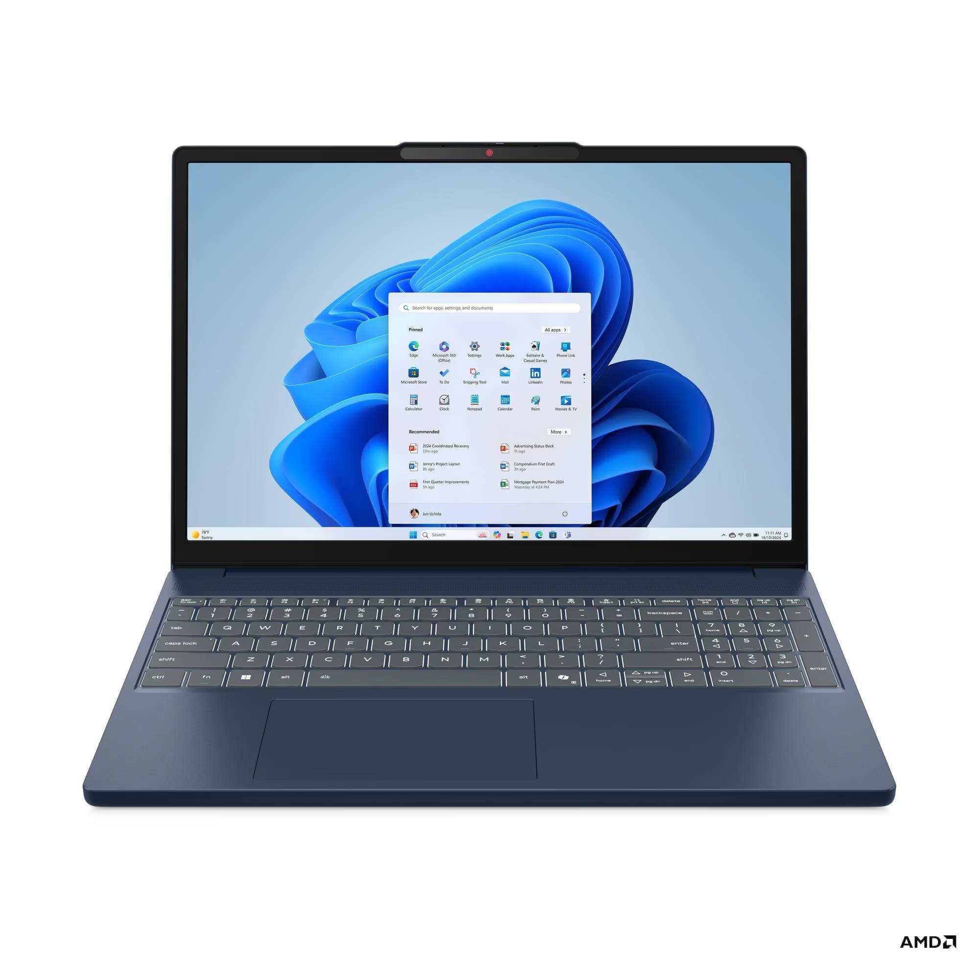 Laptop Lenovo IdeaPad Slim 3 15ARP10 15.3" AMD Ryzen 7 7735HS 16GB RAM 1TB SSD Windows 11 Home Azul