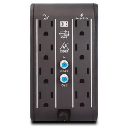 CDP R2CU-AVR1008 1000VA/500W Voltage Regulator with LED indicators, 8 NEMA 5-15R outlets and 4 USB ports