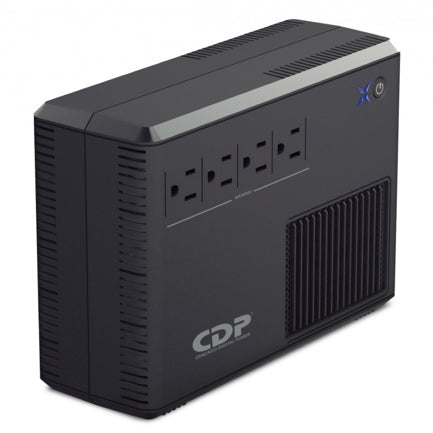 CDP UPS Interactive Regulator (NO-BREAK) 600VA/300WATTS with 4 Outlets