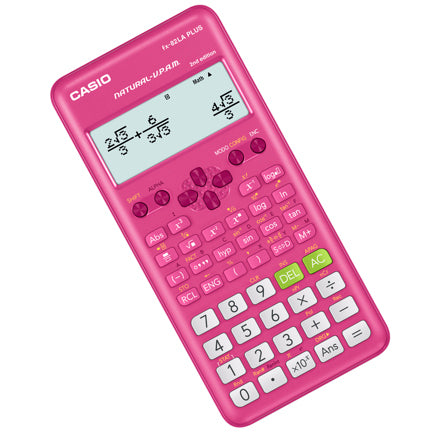Casio Scientific Calculator with over 250 functions FX-82LAPLUS2 for elementary and high school, blue, 4-line VPAM