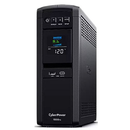Cyberpower UPS 1500VA/1000W Pure Sine Wave Compatible with Active PFC Power Supplies