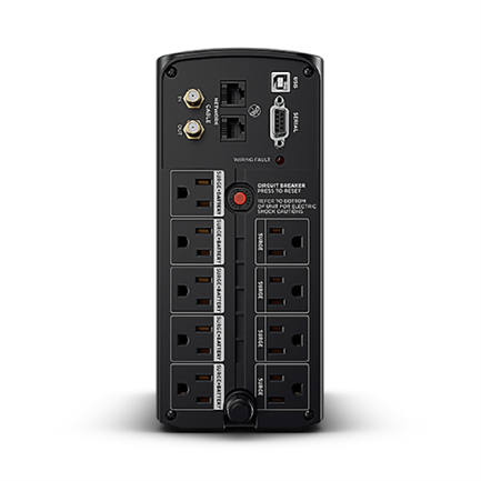 UPS Cyberpower 850VA 510W LCD Voltage Regulator 9 Outlets