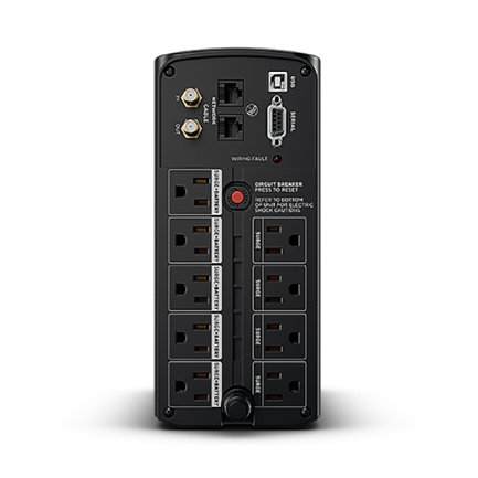 UPS CYBERPOWER 1000VA 600W 9 OUTLETS SMART LCD SCREEN