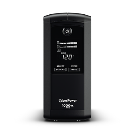 UPS CYBERPOWER 1000VA 600W 9 OUTLETS SMART LCD SCREEN