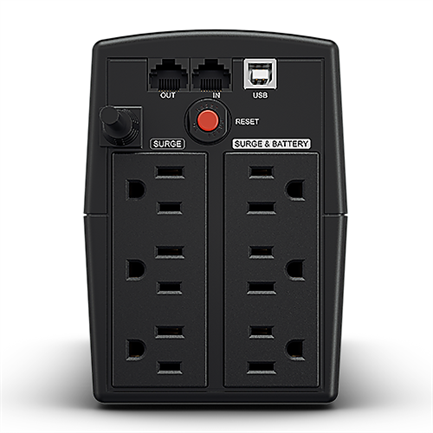 UPS CyberPower 750VA Voltage Regulator AVR Tower 6NEMA