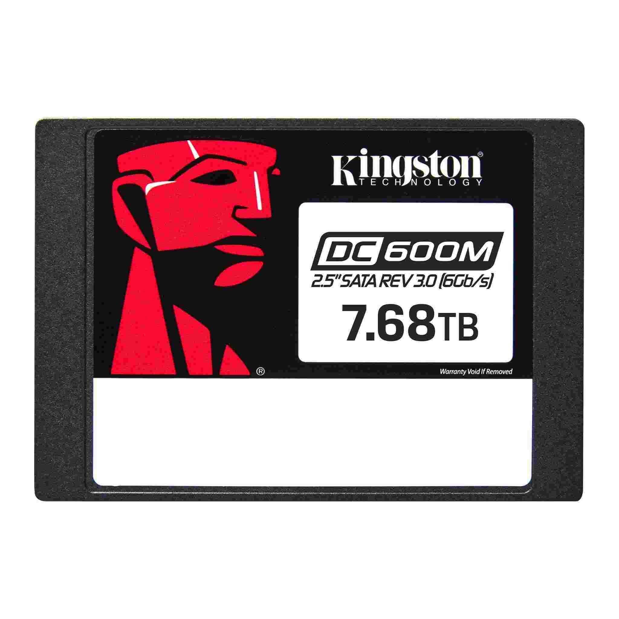 Kingston 7680 GB DC600M SATA Enterprise 2.5" Mixed-Use SSD Solid State Drive