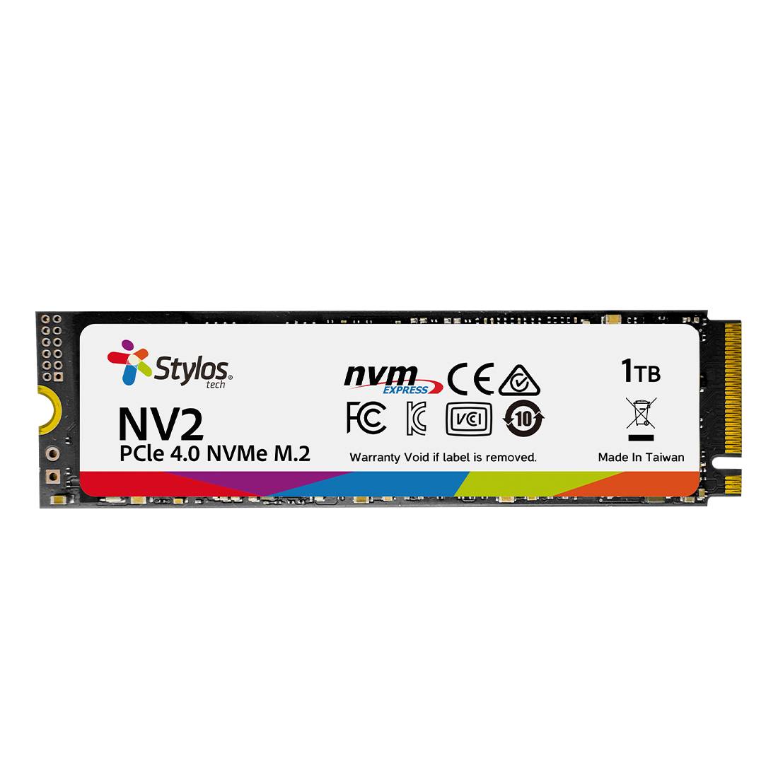 SSD Stylos NVMe 1TB M.2 2500 MB/s Escritura 3000 MB/s Lectura PCI Express 3.0