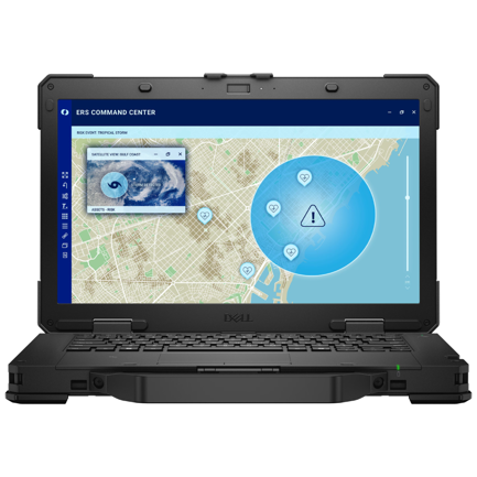 Laptop Dell Pro Rugged 14" Ultra 7-165U 64GB RAM 2TB SSD Windows 11 Pro con 3 Años Básico Negro