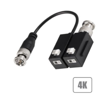 Pair of Dahua Passive Transceivers 4K Resolution Up to 8MP Distance Up to 200m in 4K Supports 720P/1080P/4MP/5MP/4K