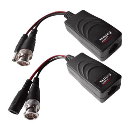 Pair of Dahua Passive Transceivers Up to 4MP for Video Power Dist Up to 150m Input Voltage 12-15V DC RJ-45 Crimp